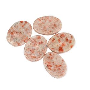 Sun Stone Worry Stone | Wholesale Worry Stones | Metaphysical Healing Natural Worry Stones - Product Image 1