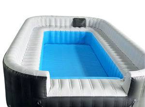 Piscine commerciale en PVC personnalisée avec salon portable pour fête dans la cour, piscines hors sol, grand canapé <span class=keywords><strong>gonflable</strong></span> pour piscine - Product Image 3