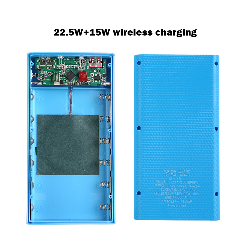 216 Blue Flash Charge 22,5 W + 15 W Charge sans fil