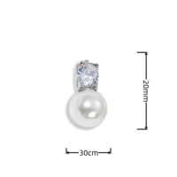 Nouveau collier pendentif en acier inoxydable NFC imitation perle pour femme, bijoux RFID 13,56 MHz, cadeau de Noël