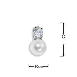 新作 ラグジュアリー レディース NFC ステンレススチール イミテーションパール ペンダント ネックレス 13.56MHz RFID ジュエリー クリスマスギフト - Product Image 2