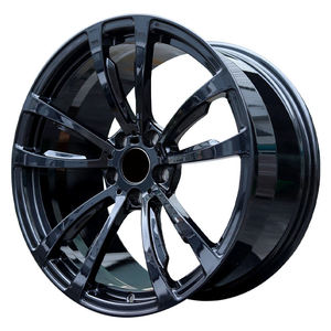 Cerchi in Lega 469M Style 20-21 Pollici 5x120 74.1mm per BMW X5 F15 X6 F16 X5M E70 E71, Nero Lucido con Faccia Lavorata - Product Image 5