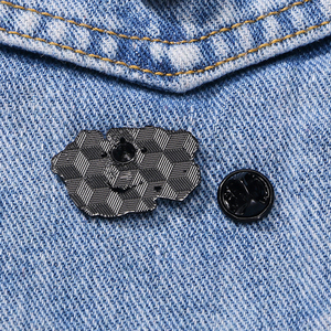 Sming Pins เข็มกลัดเคลือบรูปกุ้งก้ามกรามน่ารักตราสัตว์ทะเลเข็มกลัดลายตามท่า - Product Image 5