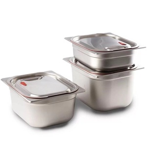 Plat de service en acier inoxydable de style européen avec couvercle épais et hermétique, restaurant et hôtel, <span class=keywords><strong>bac</strong></span> gastronorme - Product Image 6