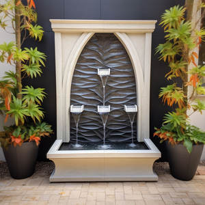 Moldings और अलंकरण अनुकूलित GFRC पानी की सुविधाओं और परीक्षण रिपोर्ट के साथ दीवार फव्वारे - Product Image 2