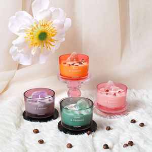 Custom Glass Jar Aromatherapy <b>Candles</b> Natural Essential Oils Soothing Fragrance for Home Relaxation and Gift Giving - Product Image 6