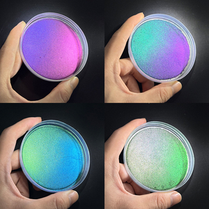 Poudre de changement de couleur nacrée Aurora Multichrome Pigment Caméléon Poudre de peinture de voiture pour revêtement par pul - Product Image 4
