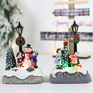 Decorazioni Natalizie, Micro Paesaggi, Piccoli Oggetti Decorativi, Regalo di Natale, <span class=keywords><strong>Casetta</strong></span> in Resina - Product Image 3