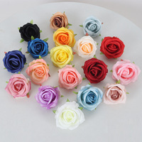 Têtes de fleurs artificielles en soie de 7 cm en gros pour décoration de mariage, arrangement DIY, mur de fleurs, arche, échantillon gratuit