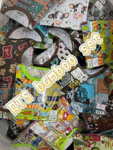 Оптовая продажа, Бамбуковая милая детская бамбуковая одежда на заказ, детская Высококачественная комбинезон с пузырями, одежда на молнии - Product Image 5