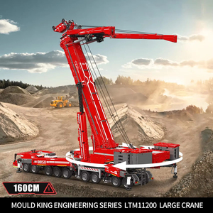 MOULD KING 17007/17008 Technical Car Toys Motorized LTM 11200 Crane Truck Building Block Assembly <b>Model</b> Brick Kid Christmas Gift - Product Image 3