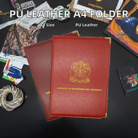 Porte-menu en cuir PU de haute qualité personnalisé BG, porte-documents à clip, couverture pour menu de restaurant BG-C5174