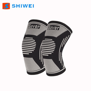 Genouillère Shiwei à ions argentés, respirante et élastique, pour la course à pied, le badminton, hommes et femmes - Product Image 5