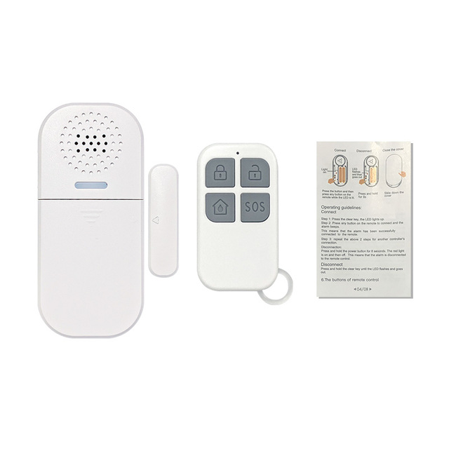 Wireless Burglar Entry Alarm Device System Portable Mini Security Sensor Anti-Theft Alarm For Doors And Windows