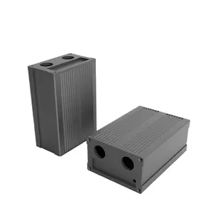 Caja de extrusión de aluminio de alta precisión al por mayor OEM /ODM con procesamiento de mecanizado de anodizado de fresado de torneado CNC