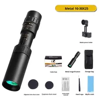 Telescopio Monocular con Zoom 10-300x40 para Comercio Exterior, Fotografía con Teléfono Móvil al Aire Libre con Campo de Visión de 4.4,2.1, Soporte Personalizado