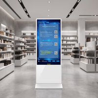 Affichage numérique Vislat, écran tactile LCD/LED tout-en-un sur pied, 32/43/55 pouces, pour la publicité