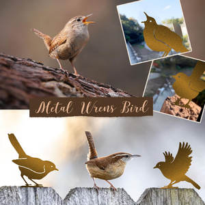 Tuin Metalen Vogels Wanddecoratie Tuinborden Sculpturen en Tuinkunst Rustieke Tuindecoratie Tuinornamenten - Product Image 4