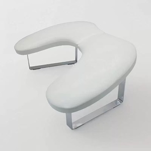 Coussin de manucure russe en U, portable, avec support détachable, inclinable, en PU, surface en PU, multifonctionnel - Product Image 2