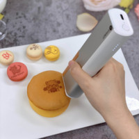 EVEBOT PrintPen Printer Inkjet Makanan Aman untuk Kue dan Dessert, Printer Portabel Genggam, Mesin Pencetak Kopi, Pena Tinta yang Dapat Dimakan, DIY
