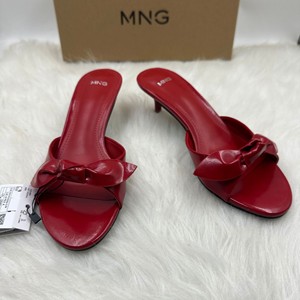 Nouvelles sandales compensées élégantes à talon aiguille et bout ouvert pour femme, couleur unie, avec nœud et bout rond, collection été 2026 - Product Image 3