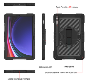 Funda resistente de silicona resistente a prueba de golpes para niños para <span class=keywords><strong>Samsung</strong></span> Galaxy <span class=keywords><strong>Tab</strong></span> S10 Plus 2024 <span class=keywords><strong>Tab</strong></span> S9 Plus S9 Fe + funda - Product Image 4