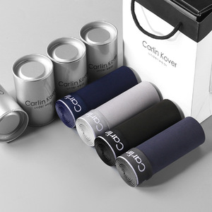 <span class=keywords><strong>Coffret</strong></span> Cadeau de Boxers Respirants pour Hommes Grande Taille en Coton Modal Graphène – Sous-vêtements à Coupe Droite - Product Image 6