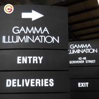 JAGUARSIGN Fabricant de panneaux pylônes personnalisés, panneaux pylônes autonomes pour parking, signalétique de type totem, signalétique LED en aluminium pour la signalisation directionnelle