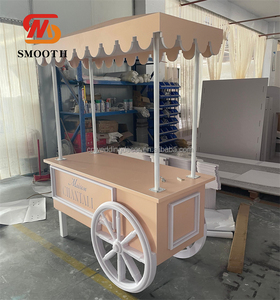 SMOOTH Baby Shower Party PVC Mesa de postres Carritos de comida Carrito DE <span class=keywords><strong>BODA</strong></span> Carrito dulce Carrito de dulces Acrílico Carrito de dulces - Product Image 3
