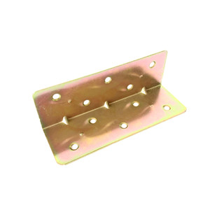 Soportes de Esquina Plateados para Cabello de Pared de 120mm, Placas de Hierro Angular, Accesorios de Fijación para Camas - Product Image 4