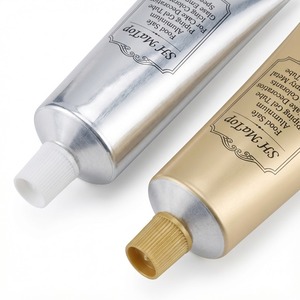 Tube en aluminium vide pliable pour l'emballage de lait concentré, de pâte à <span class=keywords><strong>tartiner</strong></span> au chocolat, de sauce sucrée, recyclable - Product Image 2
