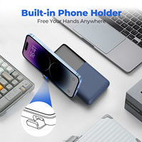 Cargador portátil ultrafino INIU de 45W con pantalla LED, cargador rápido de 20000 MAh, 2 puertos USB, interfaz de entrada Micro USB para linterna