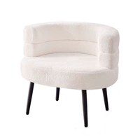 Meubles de chambre à coucher chaise de vanité de maquillage chaise de vanité de salon fauteuil inclinable fauteuil moderne en tissu rose pour le salon