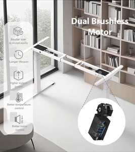 Khung bàn điện điều chỉnh độ cao 2AF3 140KG, bàn đứng ngồi, bàn làm việc đứng, khung bàn điện với động cơ không chổi than kép - Product Image 4