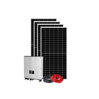 격자 5kw 태양 전지판 에너지 전원 시스템에 1KW-6KW 단일 위상 가정을 위한