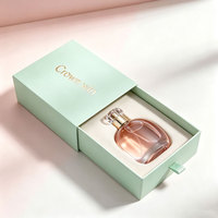 Boîte cadeau parfum en carton gaufré étanche et recyclable avec surface texturée personnalisée pour emballage cosmétique et soins de la peau