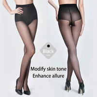 Collants 15D effet jambe nue naturel, ultra-fins, transparents, compressifs, pour l'été, pour femmes, sexy, en nylon, de qualité usine