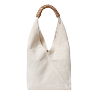 Sac fourre-tout vintage en toile pour femme, personnalisable, avec petite pochette assortie, sac à bandoulière hobo pour le quotidien et le shopping