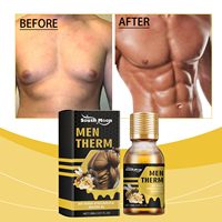 Nouvelle tendance : Essence de venin d'abeille pour le resserrement de la gynécomastie, réduit efficacement la poitrine masculine, élimine l'excès de graisse, stimule la musculation, huile chauffante
