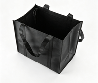 Sac de courses réutilisable en tissu non tissé biodégradable, avec logo personnalisé, en matériau recyclé, pour emballages de Noël, de mariages et de fêtes