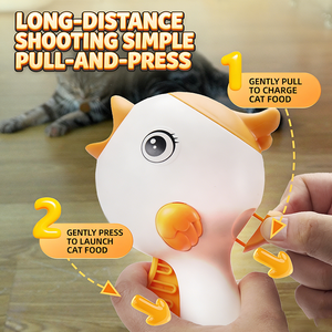 <span class=keywords><strong>Lanceur</strong></span> de friandises multifonctionnel 2-en-1 AJB pour chats et chiens avec lumière laser, jouet interactif pour chat, design amélioré pour le jeu et l'entraînement - Product Image 2