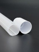 Diffuseur de lumière moderne pour PC, boîtier Triproof, couvercles de lampe tubulaire linéaire LED T8 en plastique, 93 % de transmission, étanche IP65