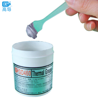 Poids net 100 grammes, emballage en boîte GD460, pâte thermique conductrice argentée, plâtre en silicone, composé pour dissipateur de chaleur CN100