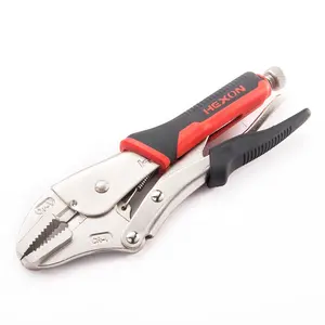 Soft grip handle fast release straight jaws vise grip locking plier