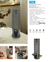 Smart pour distributeur automatique de pilules Bluetooth avec rappel d'alarme Boîte de rangement intelligente pour pilules de santé