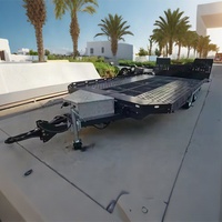 Remorque à plateau inclinable multi-usages tout-terrain ATV/UTV/moto/jet ski/yacht/camping-car/voiture/camping