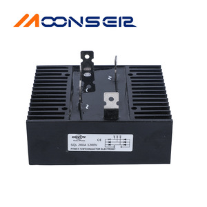 Rectificador de Puente Trifásico MoonsEir Sql200A de Alta Potencia con Disipación de Calor y Montaje en Chasis - Product Image 2