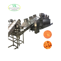 Aangepaste meerlaagse fruit- en groente-industriële transportbanddroogmachine PLC-motor roestvrij staal 304 500 kg/u capaciteit