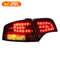 Pour Audi A4 B7 LED feu arrière assemblage feu arrière 2005-2008 feu arrière rétro-éclairage suie noir avec signal d'arrêt inversé côté
