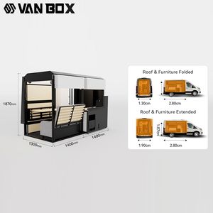 Kit para Camperizar Furgoneta RV Sprinter Módulo de Caja Pequeña para Conversión Remolques de Caravana y Mini Casa - Product Image 2